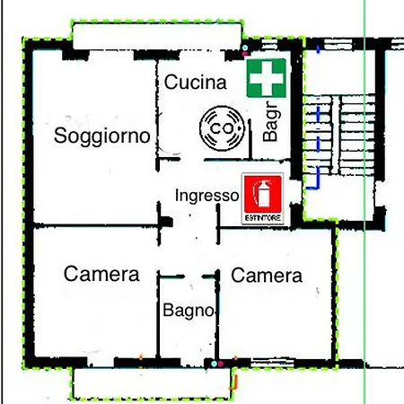 Large Apartment, Free Parking, River View * Lecco